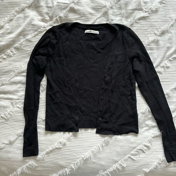 Abercrombie & Fitch Sweaters - Abercrombie and Fitch black cardigan